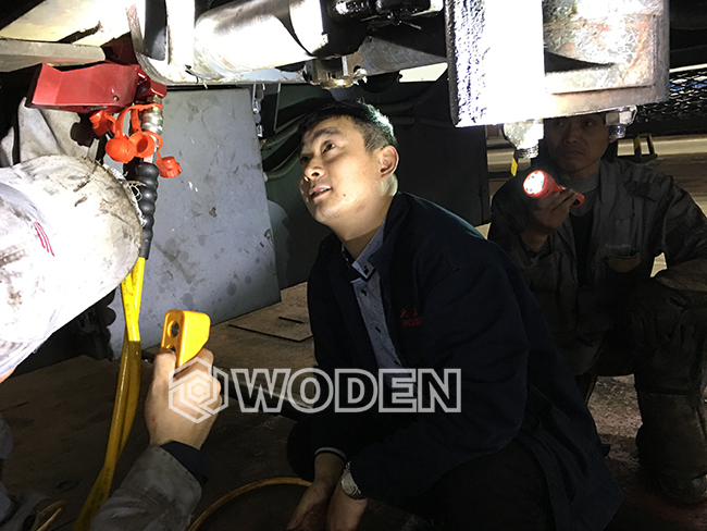 沃頓技術員在合肥某機務段培訓