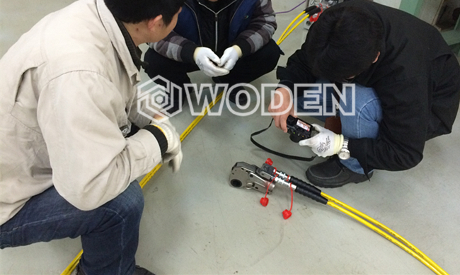 沃頓風電液壓扳手培訓現場