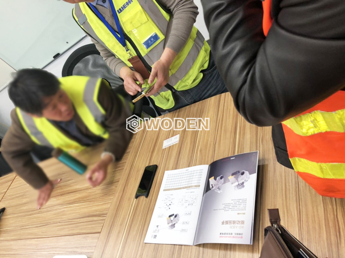 沃頓液壓扳手技術員到客戶現場技術交流