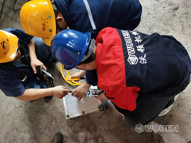 沃頓技術員在東華鋼鐵現(xiàn)場培訓情況 沃頓技術員在東華鋼鐵現(xiàn)場培訓情況